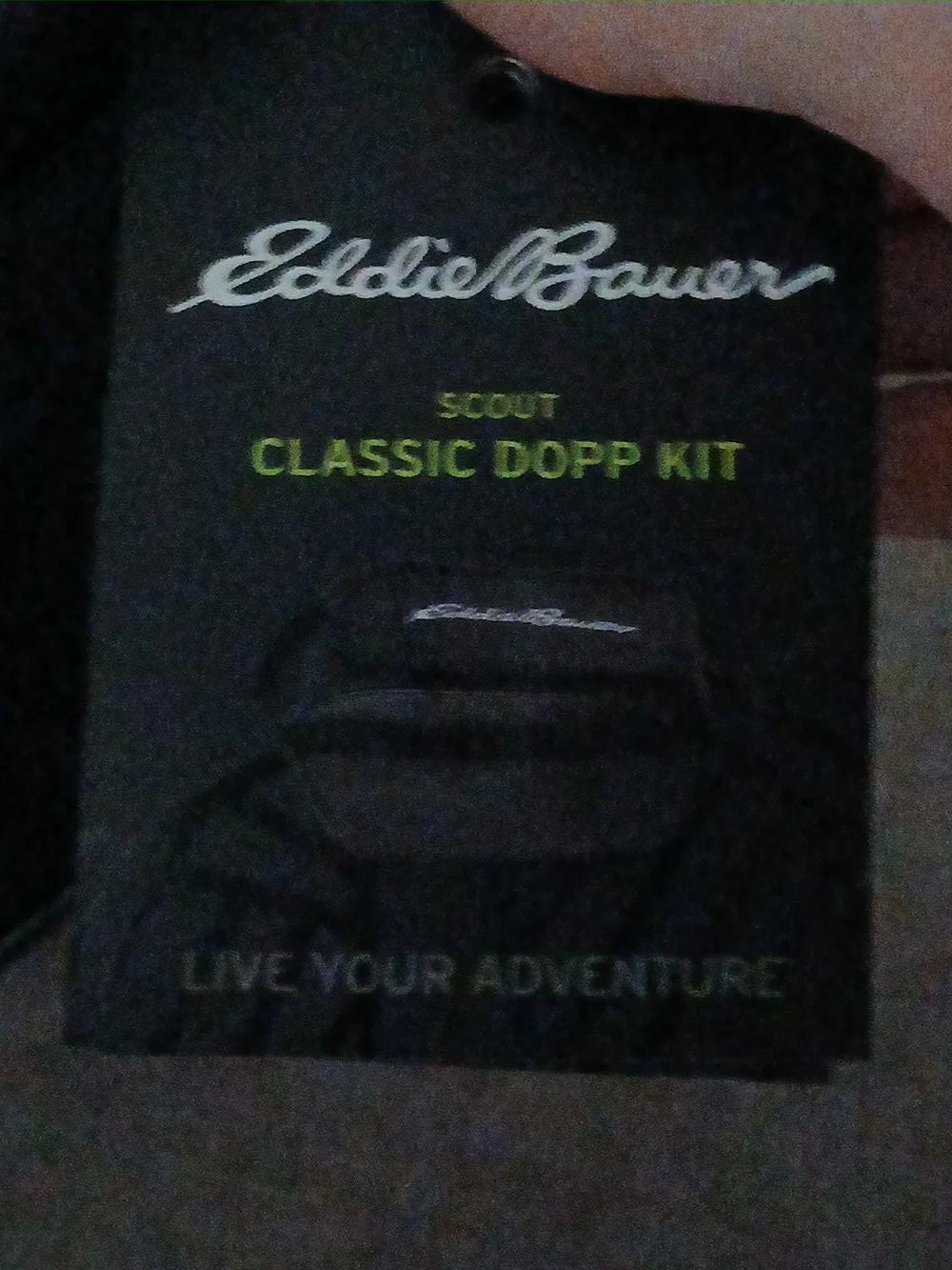 NWT Eddie Bauer Classic Scout Dopp Kit Travel Bag